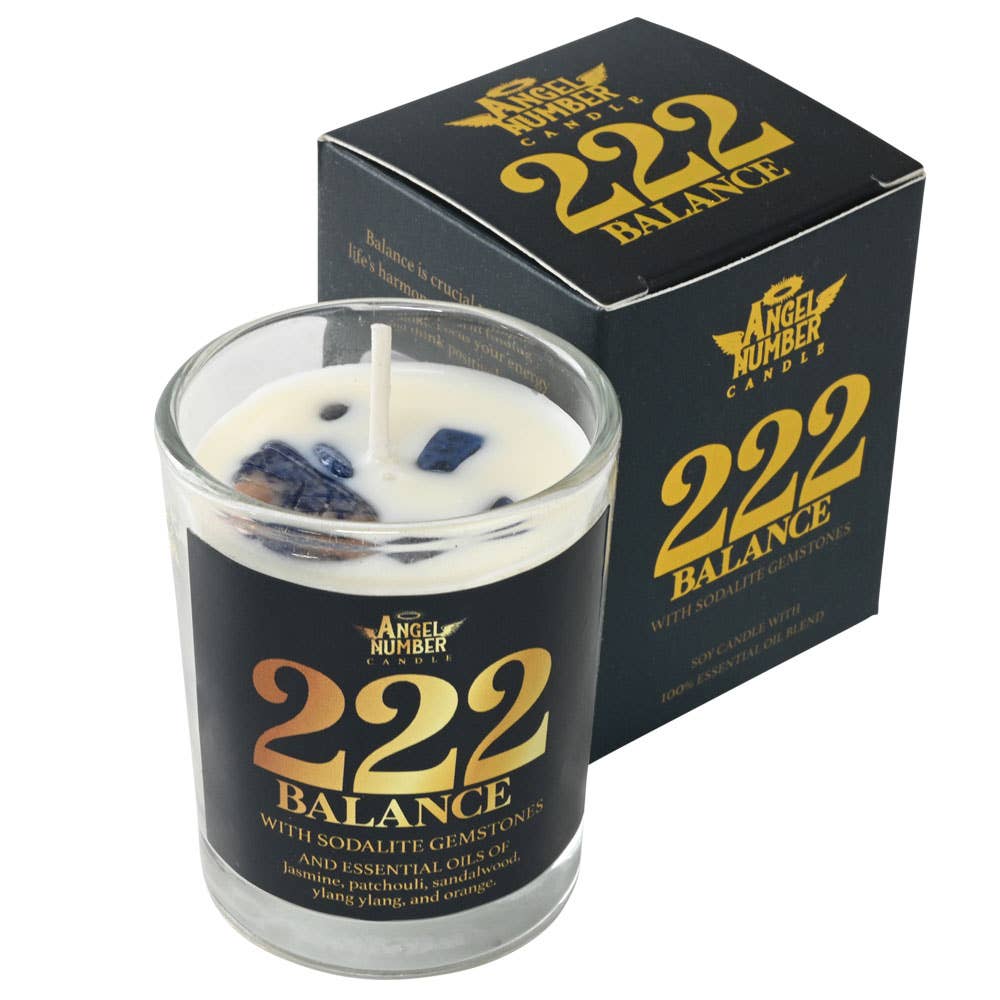ANGEL NUMBER CANDLES: #222 - BALANCE