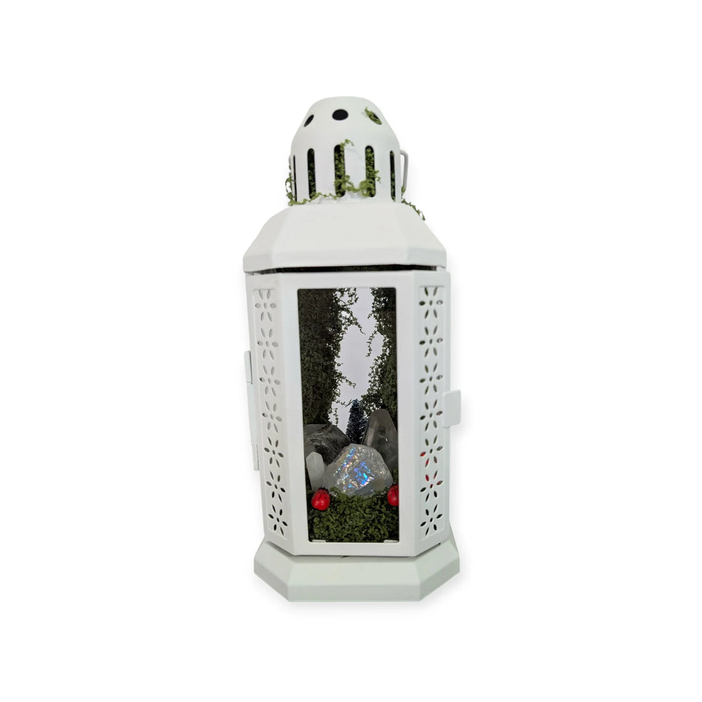 White Lady Bug Lantern/ Protection, Joy, and New Beginnings