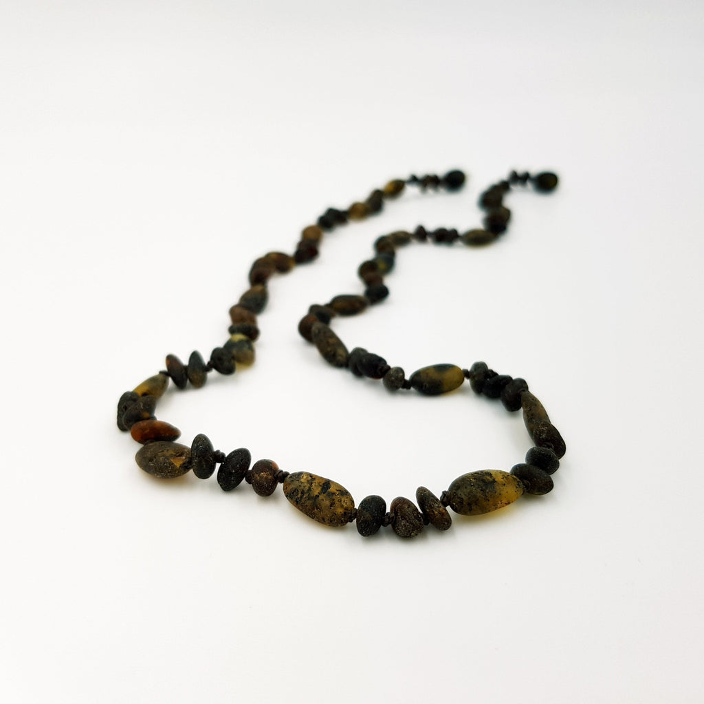 Adult Raw Multi Amber Necklace