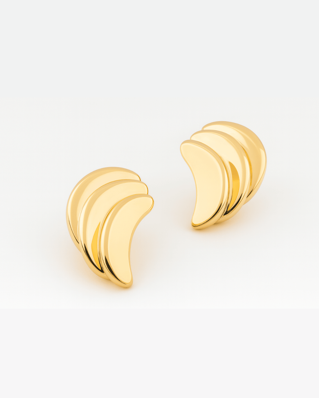 Luna Layered Sculptural Earrings
